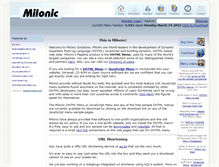 Tablet Screenshot of milonic.com